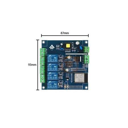 ESP32 Wifi Bluetooth AC 220V/DC 5-30 V 4 Kanal Röle Kartı