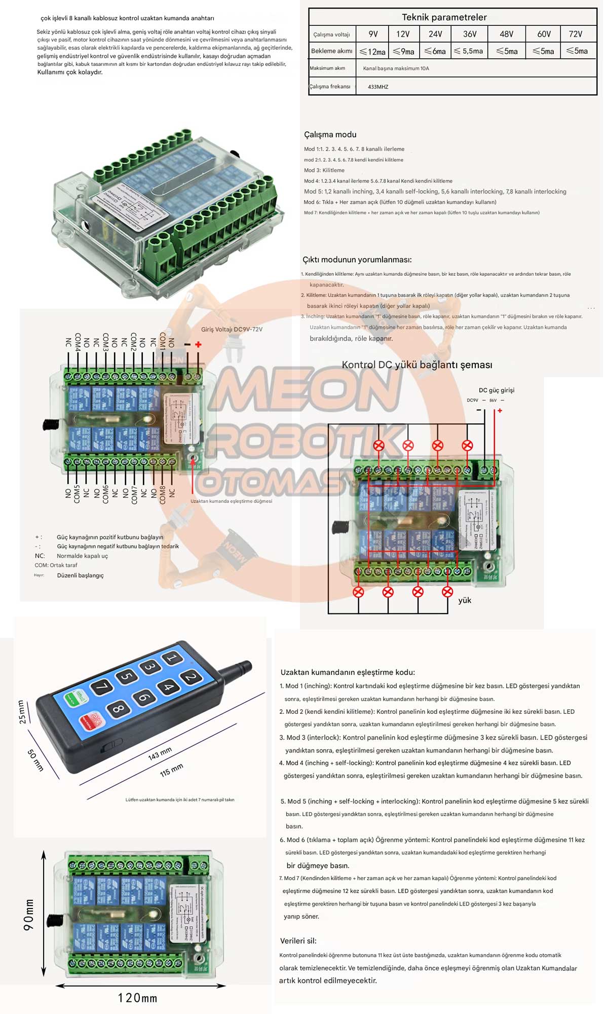 8-Kanal-RF-Kablosuz-Uzaktan-Kumanda-Dc-9-72V-Alıcı-Verici-Seti-Meon-Robotik-Otomasyon4